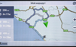 Навигация с картами РФ, Белоруссии, Казахстана, Украины