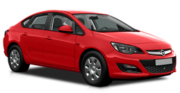 Opel Astra Седан Красный лак